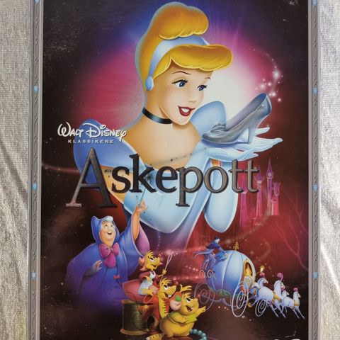 Askepott Disney Diamond Edition DVD norsk tekst