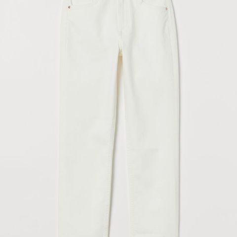 Mom jeans fra HM premium i offwhite