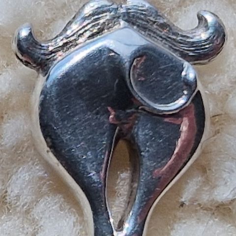 Sølvsmykke  - bøffel - sølv, Zambia