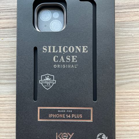 Silikonen. Case iPhone 14 Plus (svart)