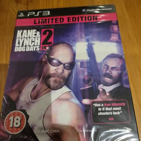 Kane & Lynch 2 Dog Days Limited Edition PS3 forseglet