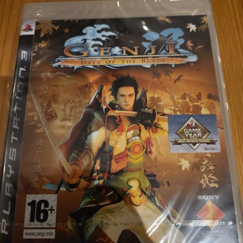 Genji Days of the blade PS3 forseglet