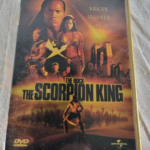 The Scorpion King DVD norsk tekst