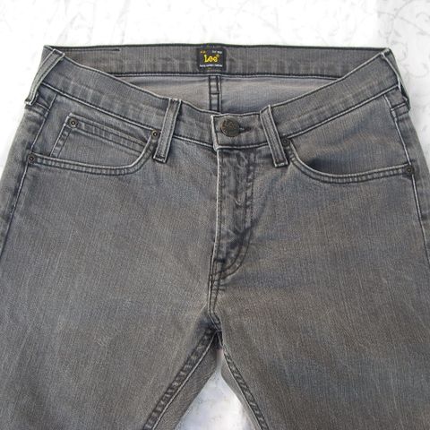 Lee "Luke" grå skinny jeans m/stretch str W28 L32.