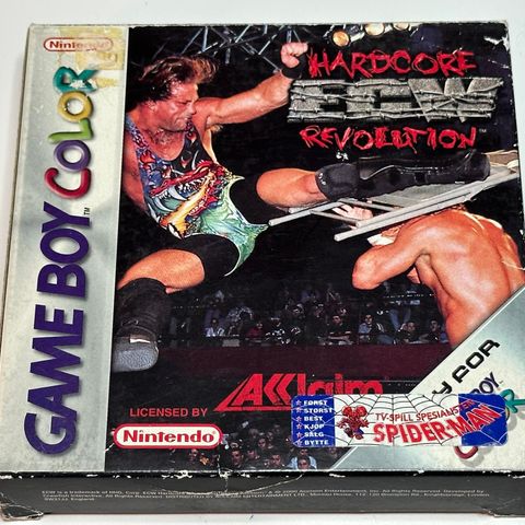 ECW: Hardcore Revolution CIB GBC