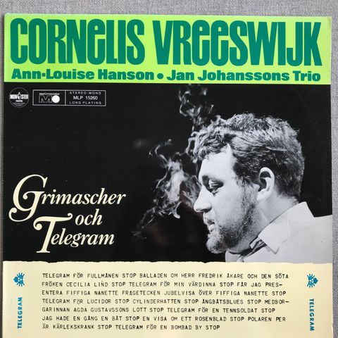 Cornelis Vreeswijk - Grimascher och Telegram LP 1966