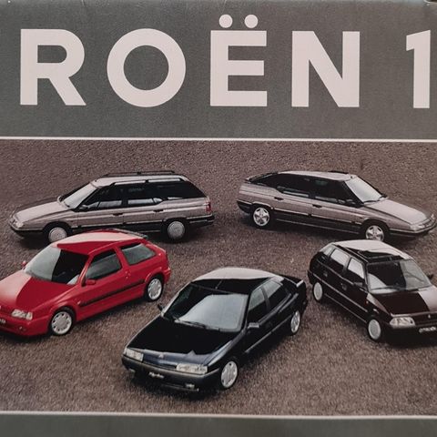 Citroën samlebrosjyre selges