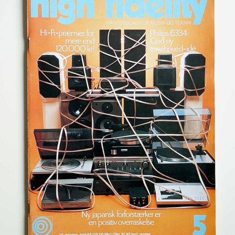 High Fidelity. Månedsblad for musikk og teknik. Dansk