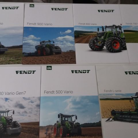 FENDT Traktor -brosjyrer.