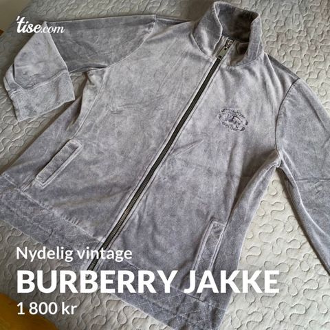 BURBERRY jakke - nydelig vintage!