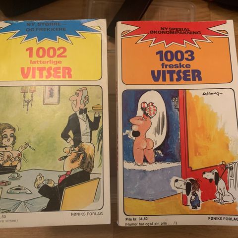 1001 latterlige vitser og 1003 frekke vitser