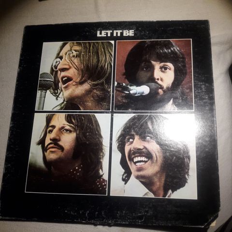 LP/vinyl The Beatles – Let It Be + VI løs + Abbey Road/George Harrison/Bud..