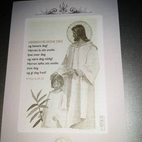 Pent kristent postkort