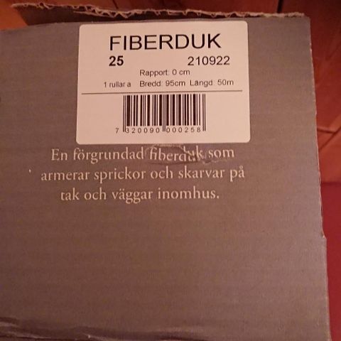 Fiberduk til salgs