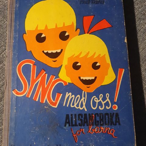 Allsangboka "syng med oss" fra 1945