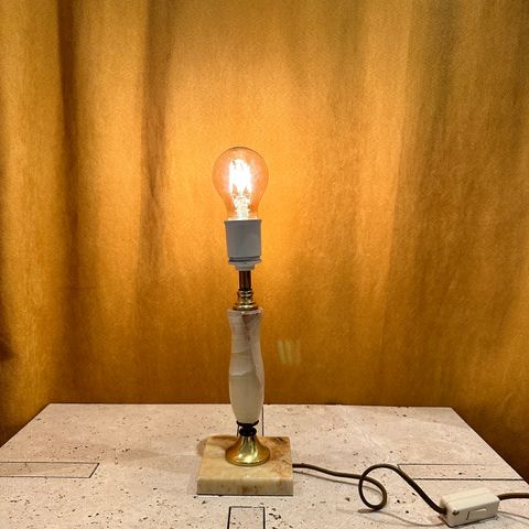 Vintage Galligani Onyx bordlampe