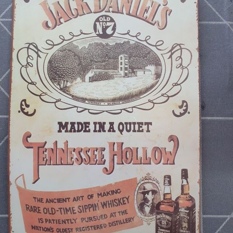 Jack Daniels metallskilt