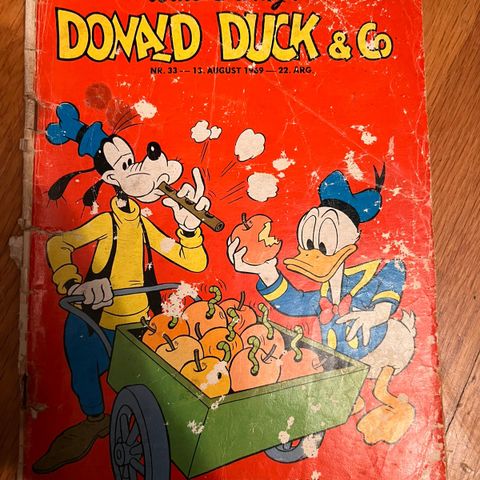 Donald Duckblader fra 70-tallet til og med 1984 til salgs!
