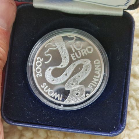 Finlands første Euro, sølv - 10Euro