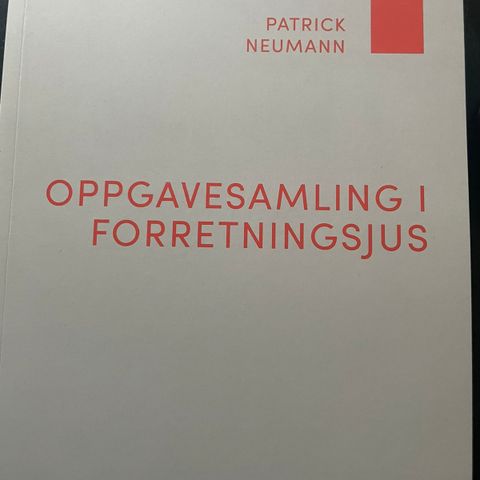 Oppgavesamling i forretningsjus