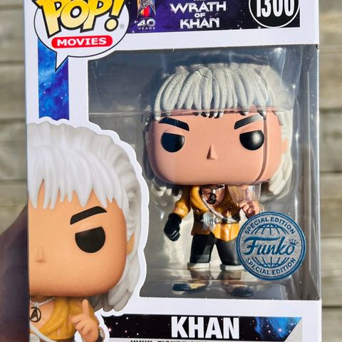 Funko Pop! Khan | Star Trek II: The Wrath of Khan (1300) Special Edition Excl.