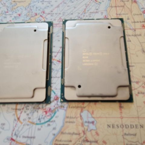 4 stk Intel Xeon Gold 6148 Prosessor CPU SR3B6 20 kjerner / 40 tråder