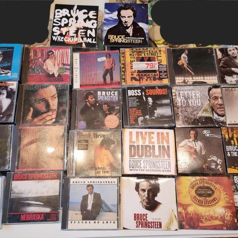 25 Bruce Springsteen CD's