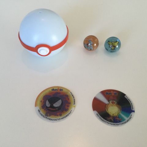 Pokemon - gamle klinkekuler og 3D disker