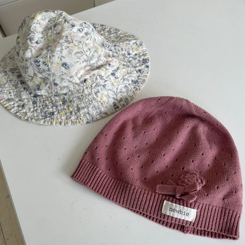 Newbie lue og solhatt