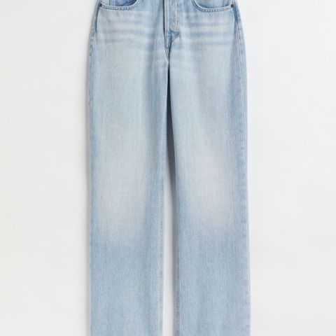 Straight high jeans fra H&M, strl EUR40