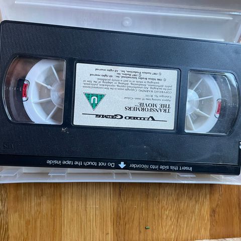 VHS : Transformers - The Movie