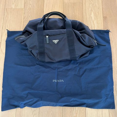 Prada Re-nylon and Saffiano leather duffle bag