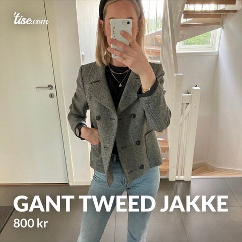 Gant tweed jakke