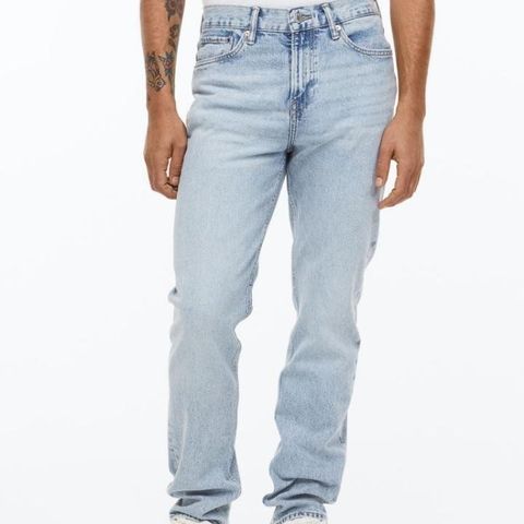 Ny Slim jeans lys denimblå