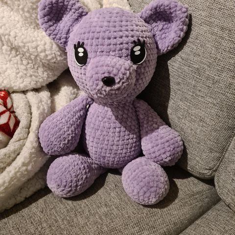 Bamse heklet - amigurumi