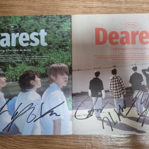 [kpop] mwave signert N.Flying Dearest album m/fotokort