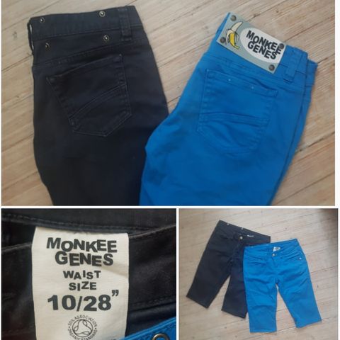 2 stk shorts i øko bomull fra Monkee Genes(UK)