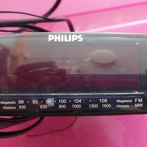 Philips klokke radio
