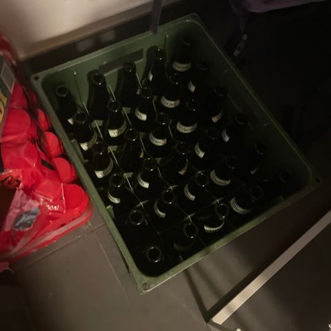 Tuborg 30, (0,33) ølflasker med kasse