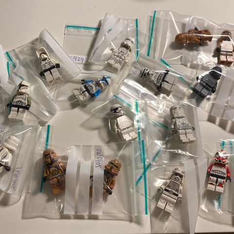 Lego star wars tropper / stromtrooper minifigurer