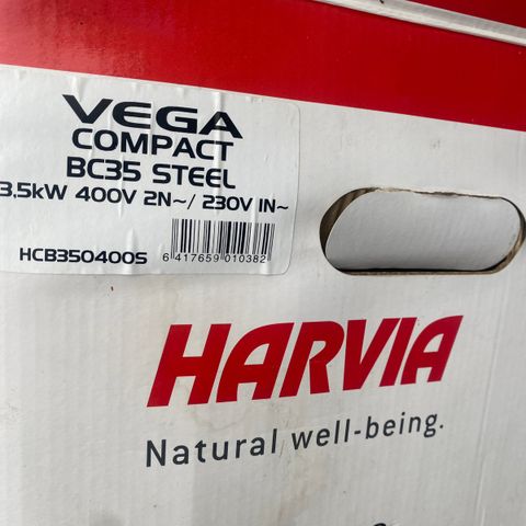 HARVIA OVN VEGA COMPACT BC35 - GI BUD