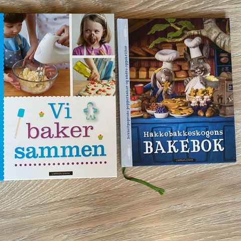 Bakebøker for barn selges samlet kr 50