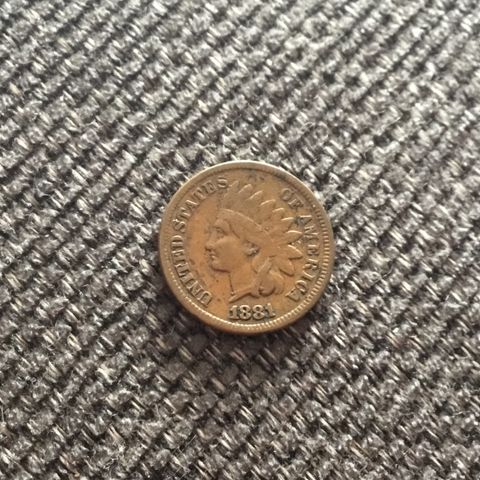 USA Indian Head Cent 1881