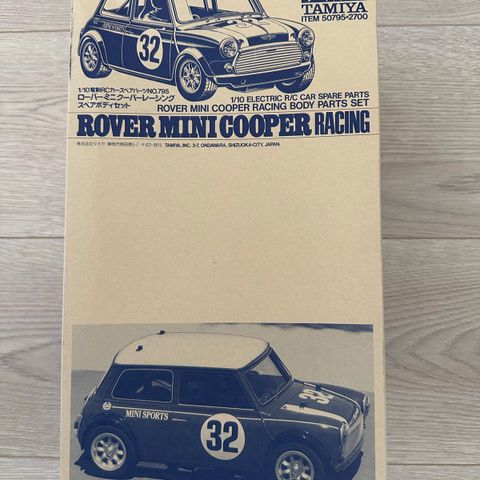 Nytt i eske Tamiya Rover Mini Cooper Racing 32 til M-03 og M-05 biler !