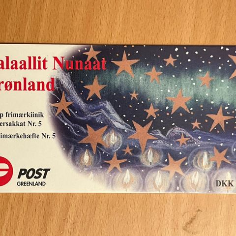 GRØNLAND - Julefrimærkehefte nr 5 (2000) - Postfriskt