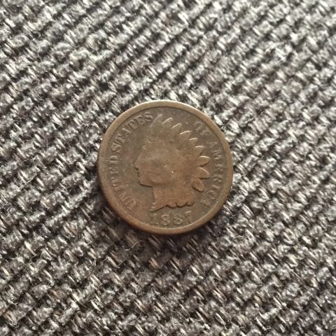 USA Indian Head Cent 1887