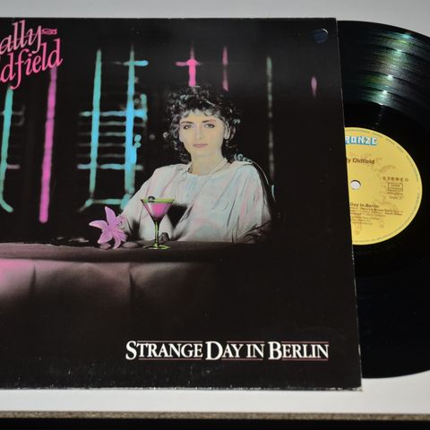 SALLY OLDFIELD - STRANGE DAY IN BERLIN  - 1983 Cover=EX Vinyl=EX