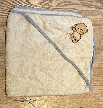 Baby badehåndklær  gutt «bjørn»
