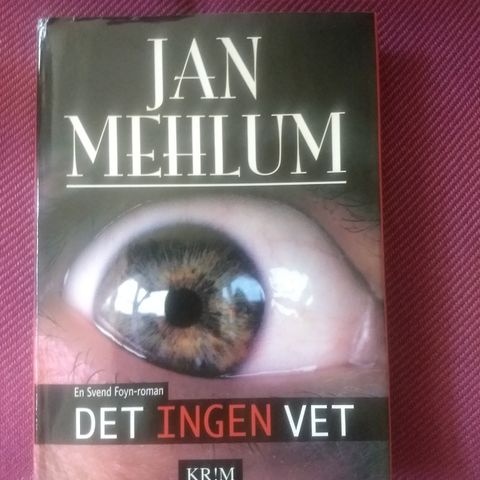 Jan Mehlum - Det ingen vet - innbundet