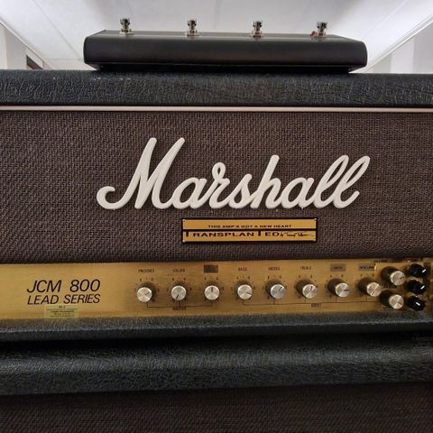 Unik modifisert Marshall gitarforsterker